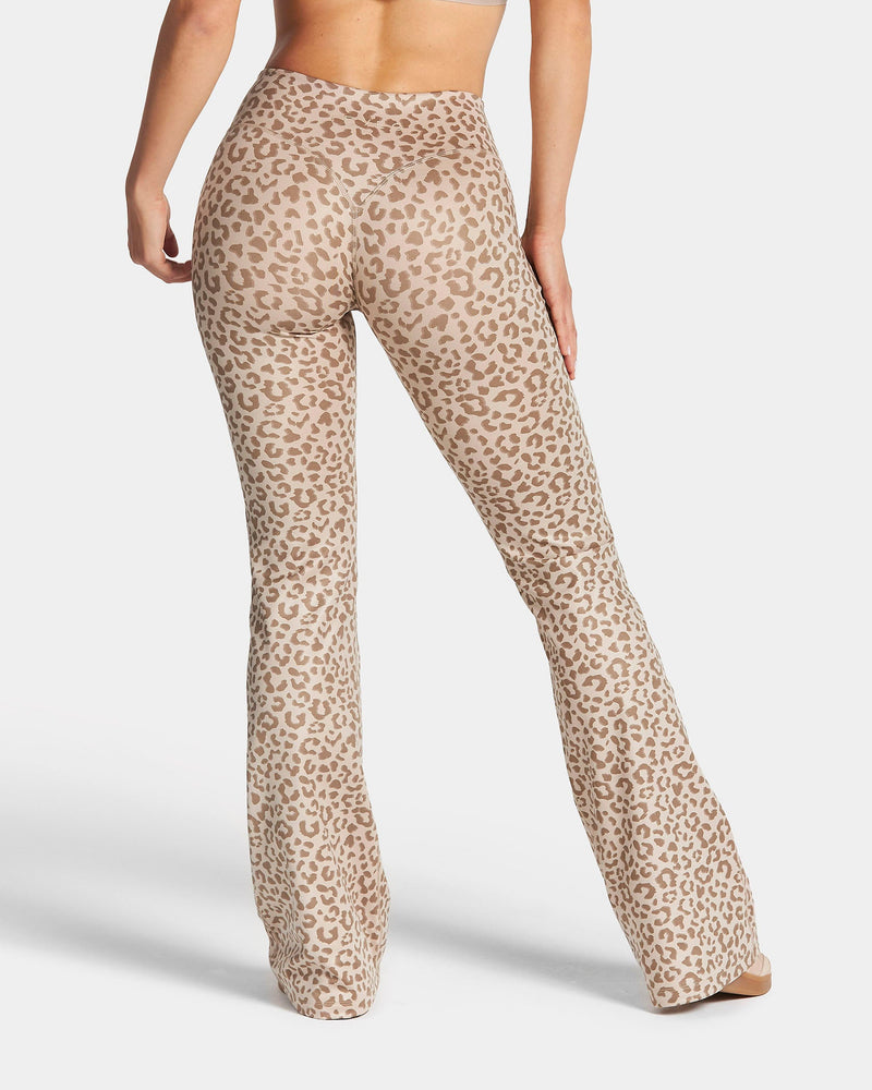 Legging évasé standard Allrounder « Léopard Dune »