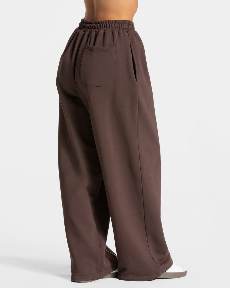 Pantalon de jogging Contrastline Wide Leg « Espresso »
