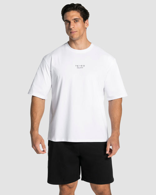 T-shirt oversize Lifting Journey « blanc »