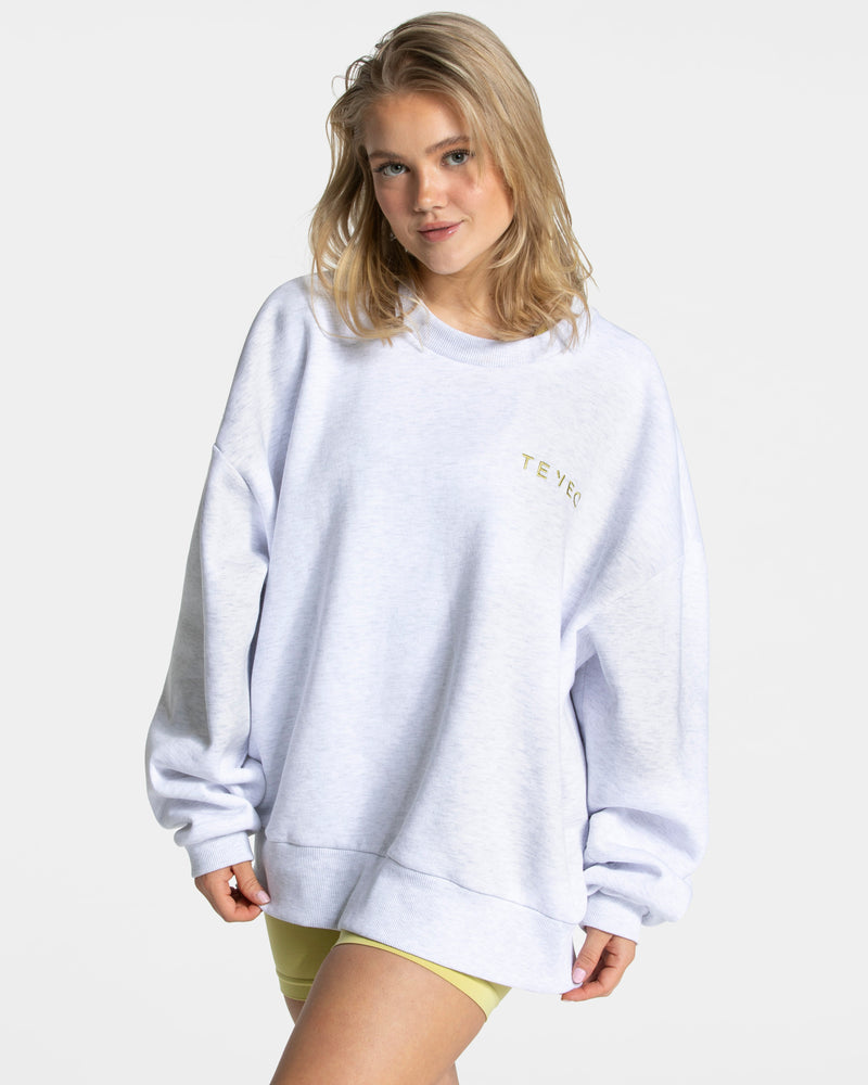 Sweat-shirt oversize Signature « Lime »