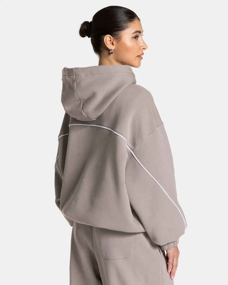 Sweat à capuche Contrastline « stone »