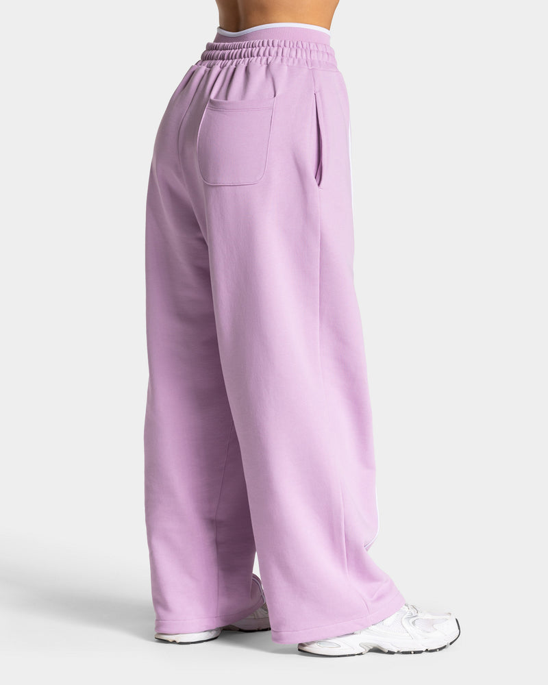 Pantalon de jogging Contrastline Wide Leg « orchidée »