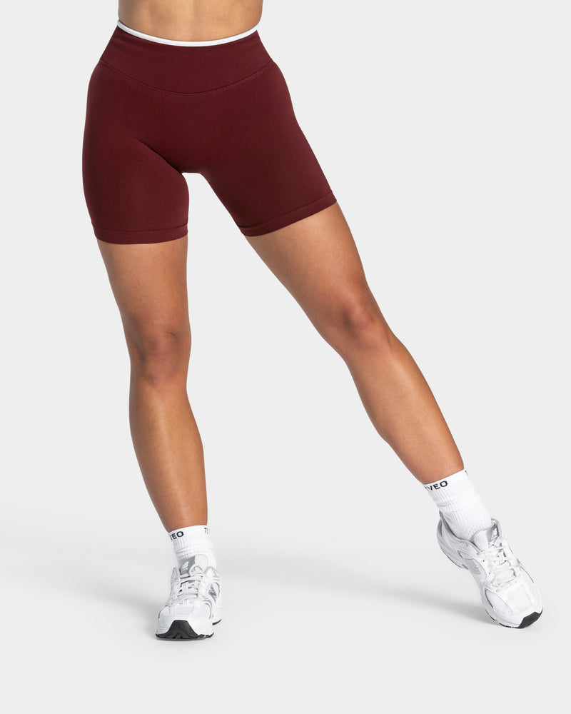 Short Sculpt Scrunch Contrastline « bordeaux »