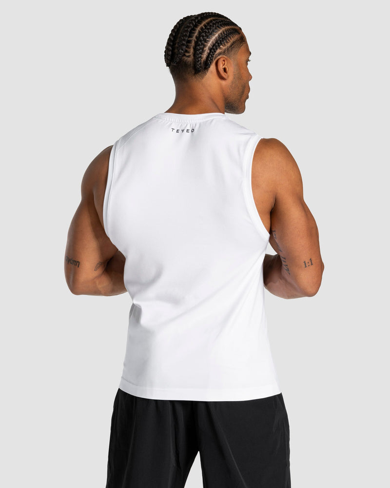 Débardeur Workout sans coutures « blanc »