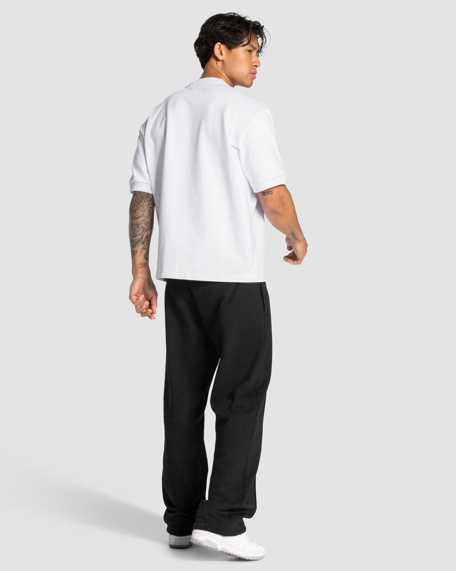 T-shirt oversize Contrastline « Blanc »
