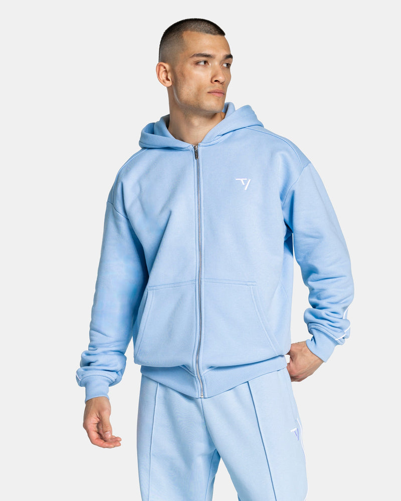 Veste de sport zippée Contrastline « bleu layette »