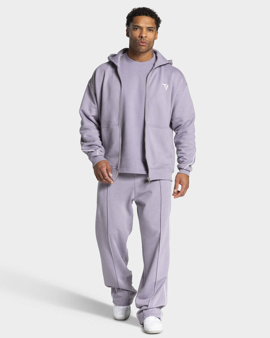 Pantalon de jogging Straight Leg Contrastline « Lavande »