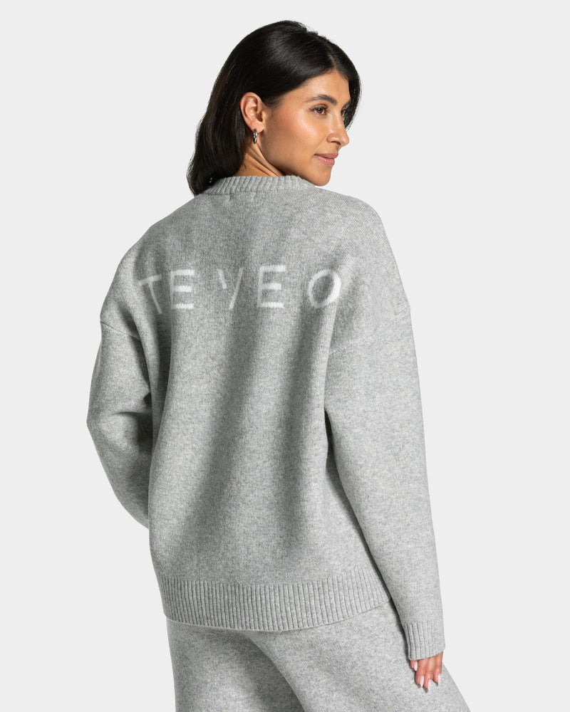 Sweat-shirt Knit « Gris chiné »