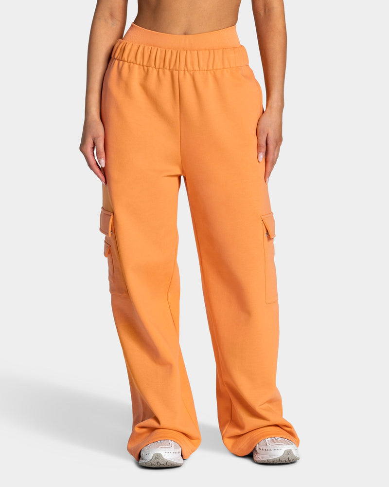 Pantalon de jogging cargo jambe large Lift « Abricot »