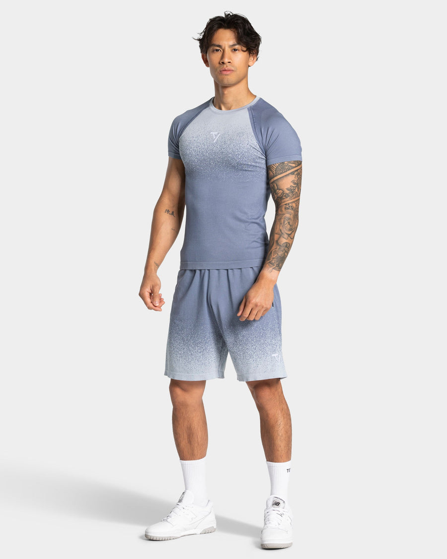 T-shirt sans coutures Lift « Bleu acier »