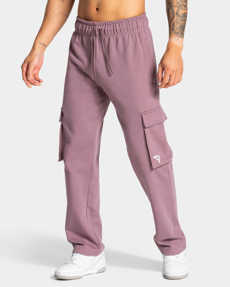 Pantalon de jogging cargo jambe large Lift « Mauve »