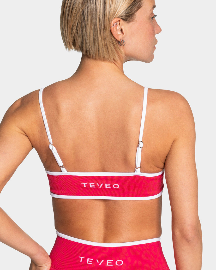 Brassière Contrastline « Léopard Berry »