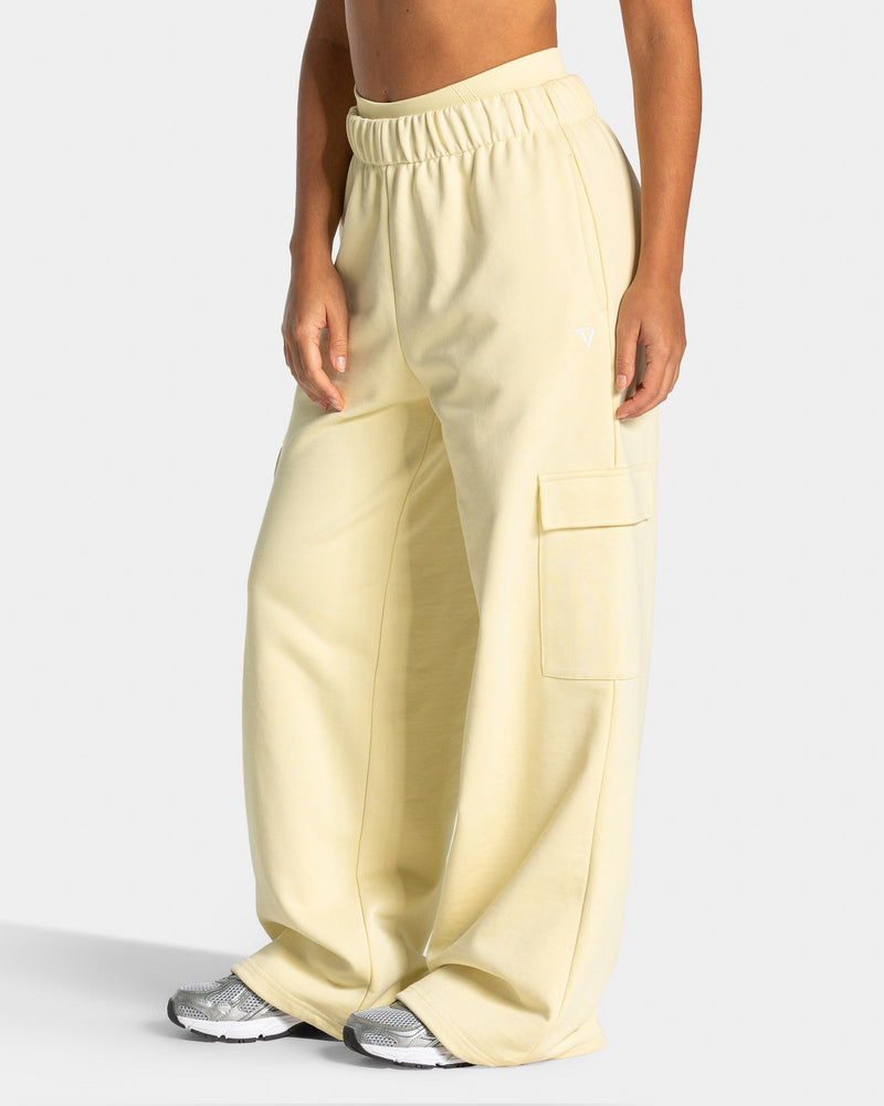 Pantalon de jogging cargo Wide Leg Lift « Butter Yellow »