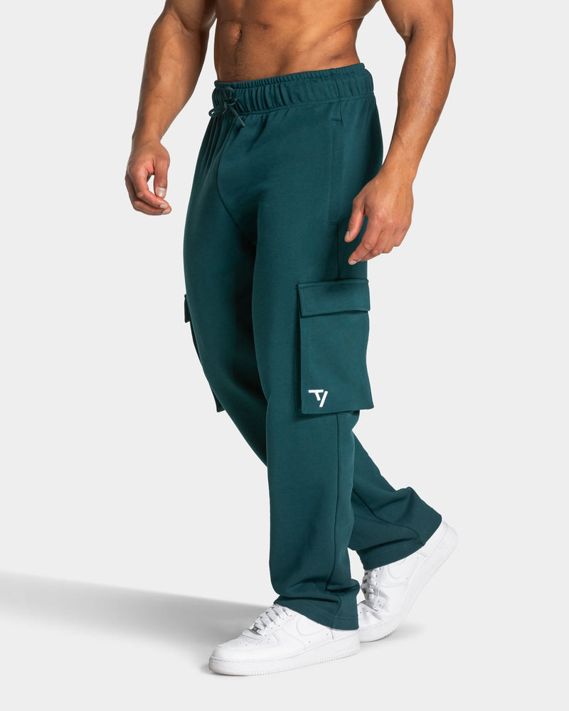 Pantalon de jogging cargo Wide Leg Lift « bleu sarcelle »