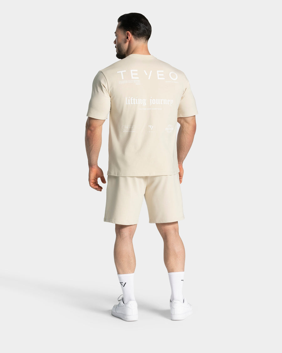 T-shirt oversize Lifting Journey « Cream »