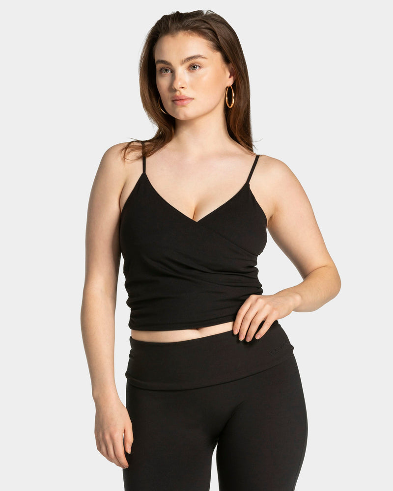 Haut Mellow Gathered « noir »