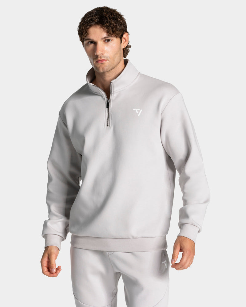 Sweat-shirt demi-zippé Prime « Silver »
