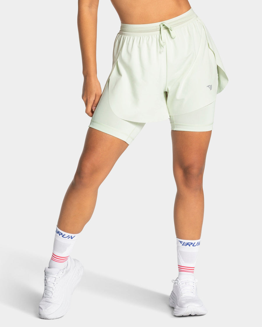 Short 8 pouces 2-en-1 RUN « Ice Mint »
