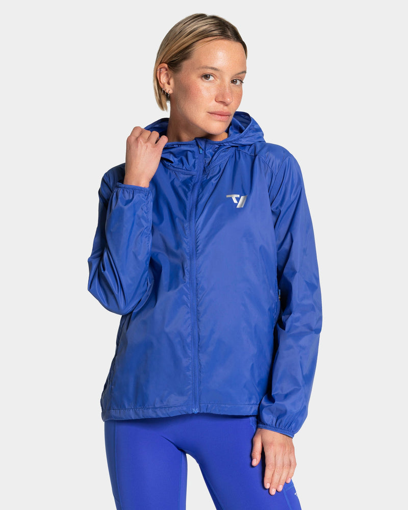 Veste de sport zippée et légère RUN « Bleu roi »