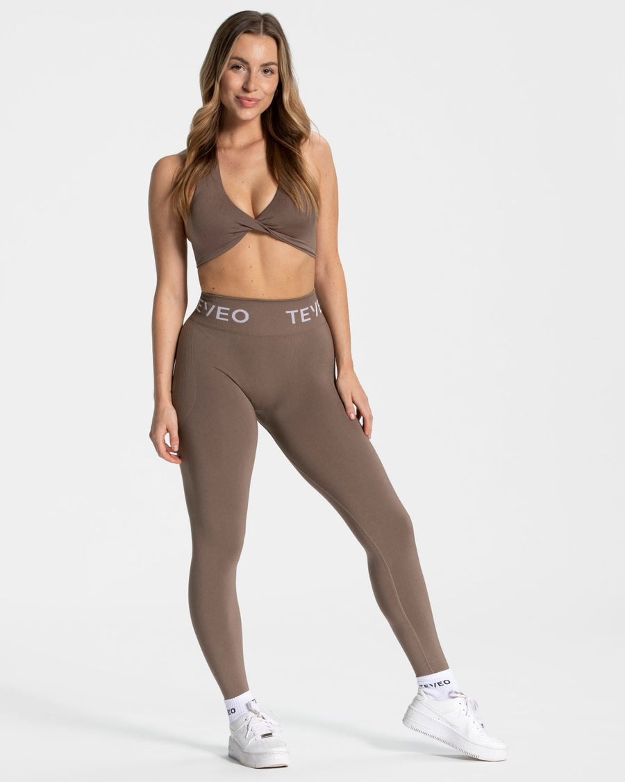 Brassière Signature Twisted « moka »