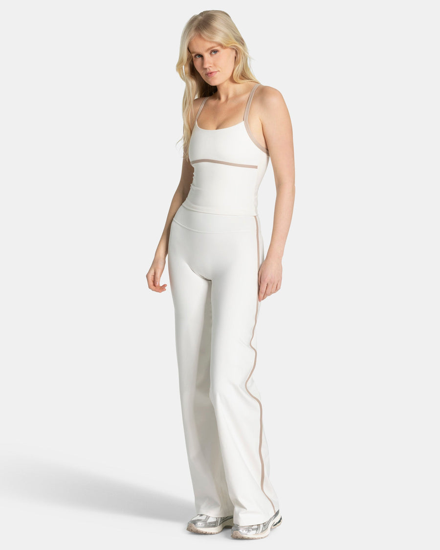 Pantalon à jambe droite standard Soft « Blanc cassé »