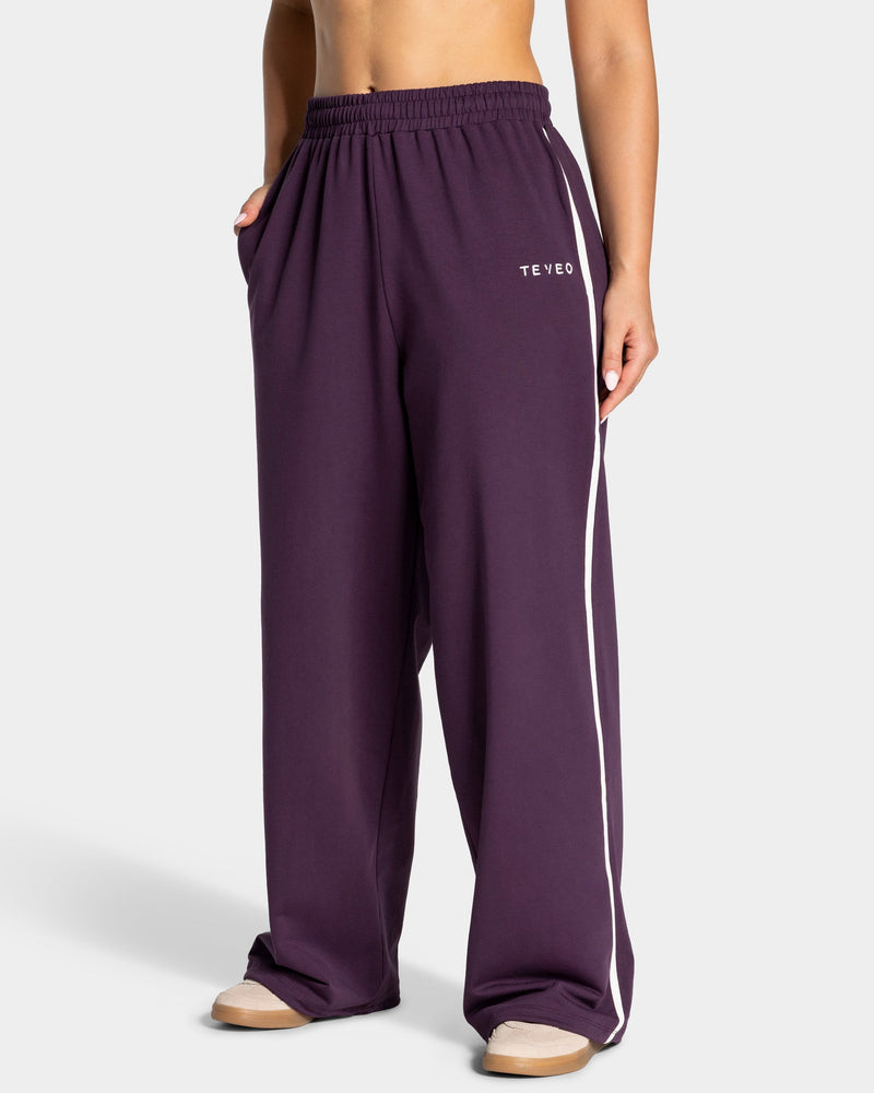 Pantalon de jogging Wide Leg standard Soft « Blackberry »