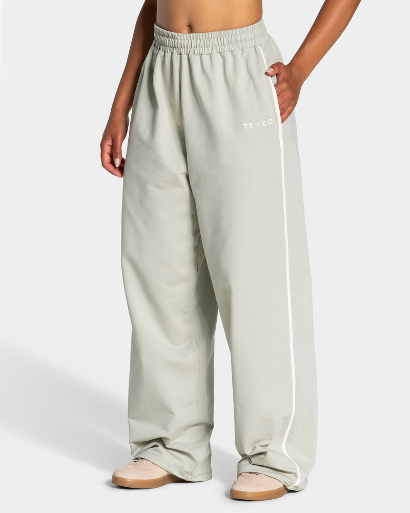 Pantalon de jogging Wide Leg standard Soft « Pistache »
