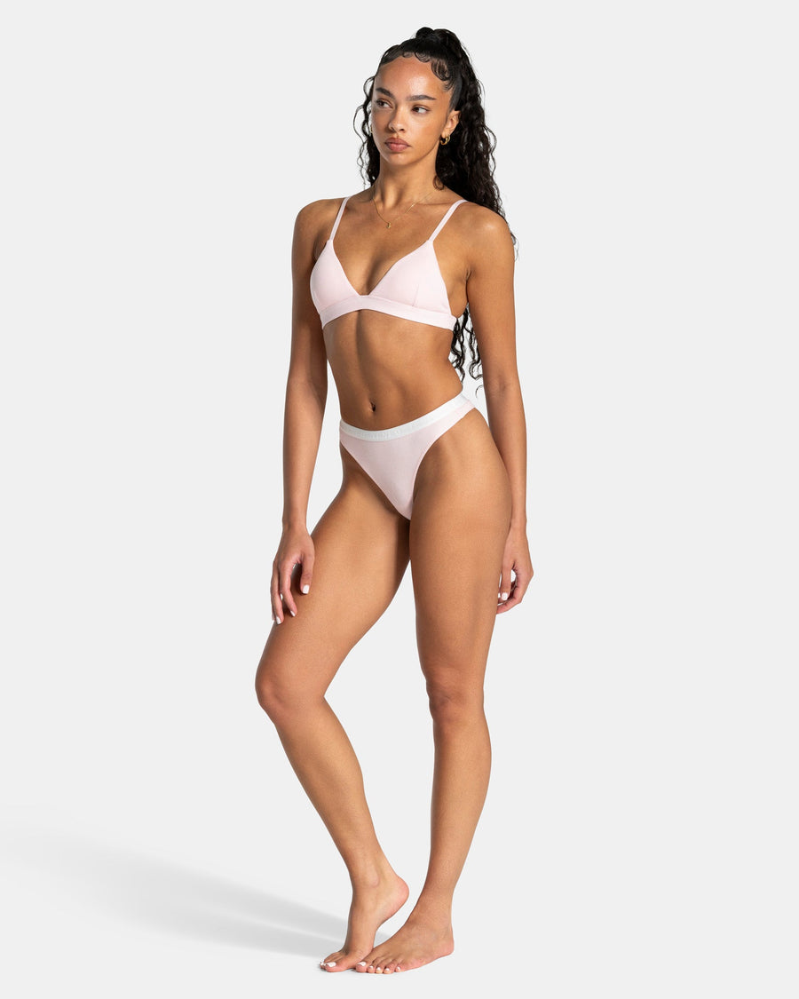 Tanga côtelé Soft « Blossom »