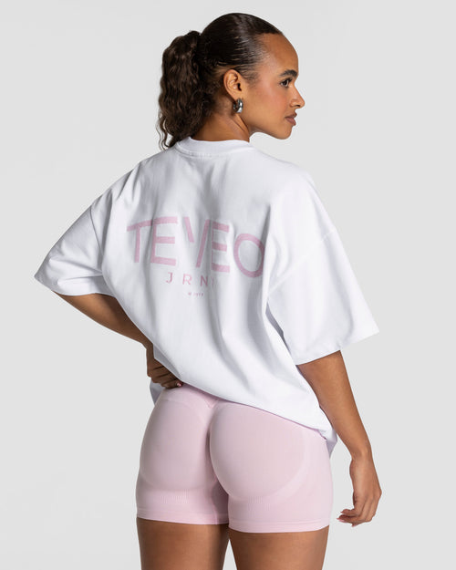 T-shirt oversize Journey « blanc »