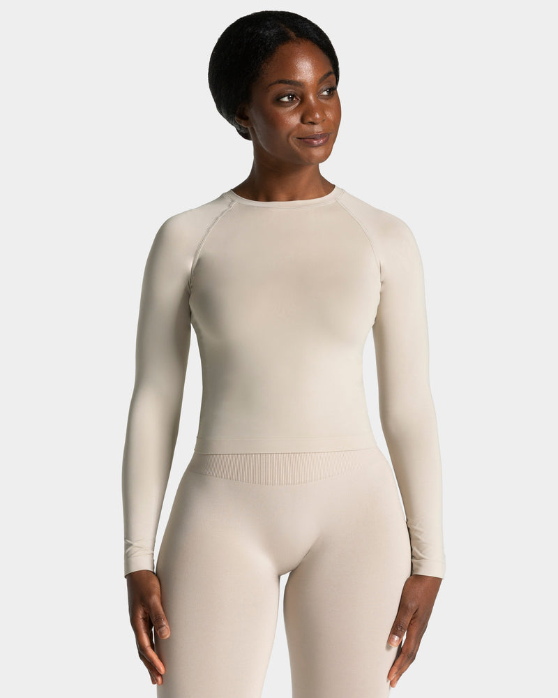 Haut à manches longues Timeless Pro « cream »