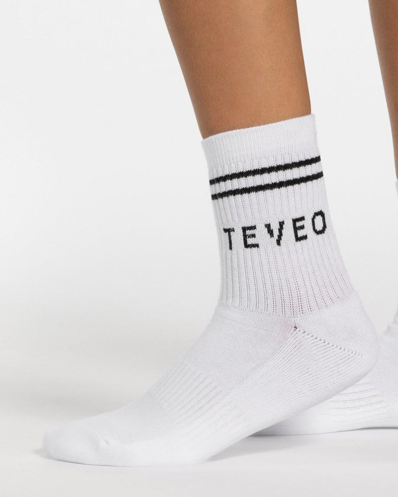 Chaussettes Crew (2 paires) « blanc »