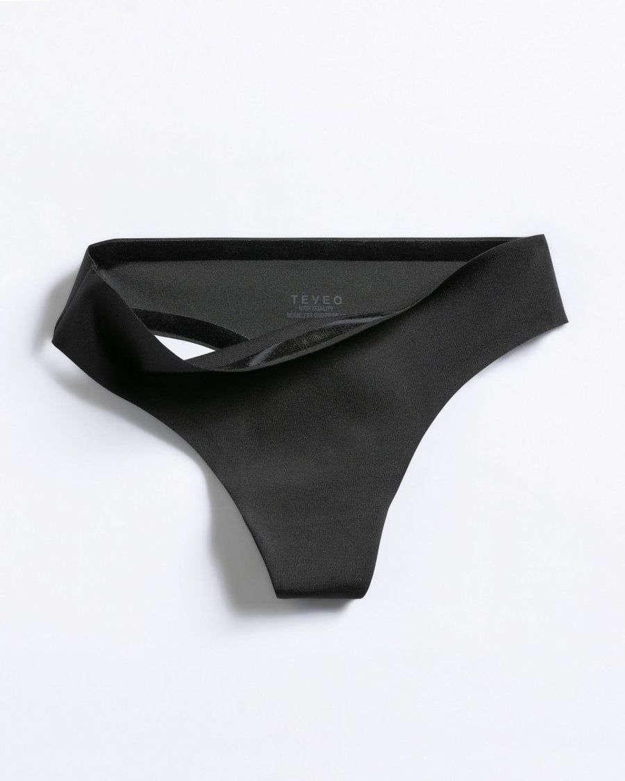 Tanga sans coutures (lot de 2) noir